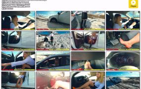 YANA STUCK IN SNOW AND MUD REVVING