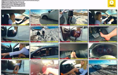 YANA STUCK IN SNOW AND MUD REVVING