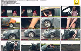 YANA STUCK IN THE MUD REVVING DRIVING CAR_CINEMATIK MODE