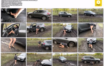 VIKA HARD STUCK IN THE MUD ALL IN THE DIRT