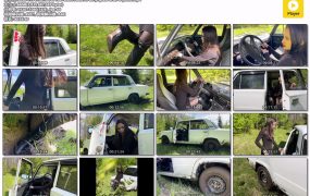 car-stuck-stuck-in-dirty-grass-after-a-picnic