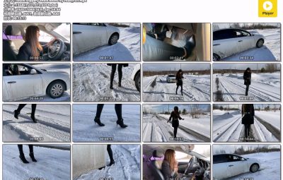 Stuck Slippery ankle boots Icy road_Full