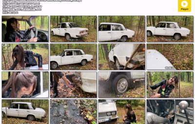 Tanya crashes into a tree in a car while making a u turn _Full